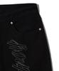 CRITIC Lettering Bermuda Pants Black