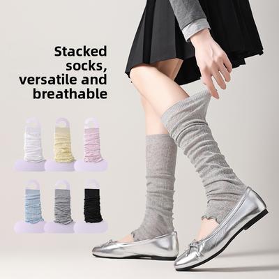 Πλεκτά Καλτσάκια Μανίκια, Γυναικεία Καλτσάκια Γάμπας, Καλοκαιρινά Λεπτά Καλτσάκια με Θηλιά, Εξαιρετικά Λεπτά Μανίκια Καλτσών