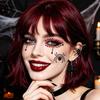 Rhinestone Face Eye Jewels Sticker 3D Face Gem Sticker Crystal Tattoo Sticker  Halloween Party