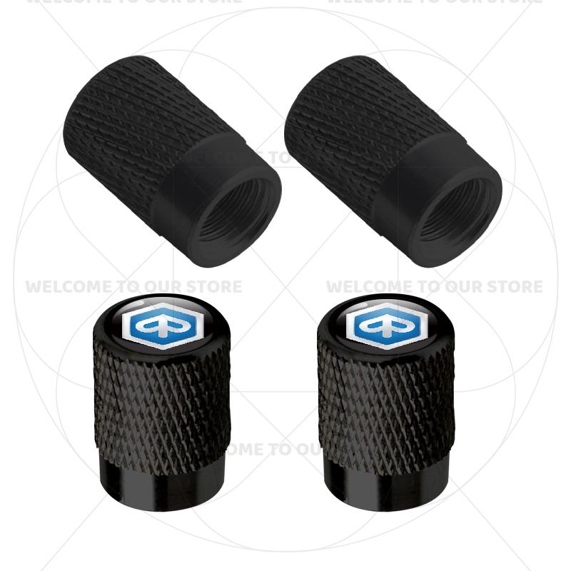 For Piaggio Emblem Vespa 250 300 MP3 Sprint Primavera 150 4Pcs Aluminum Motorcycle Tire Valve Caps Wheel Stem Air Dust Covers