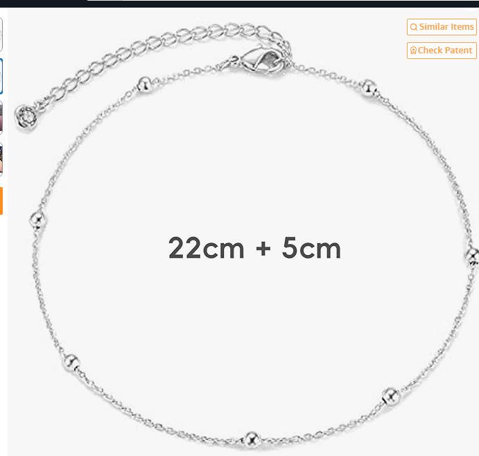 Trendiger europäischer und amerikanischer Sommer-Strand-Fußkettchen - Modischer Damen-Fußschmuck