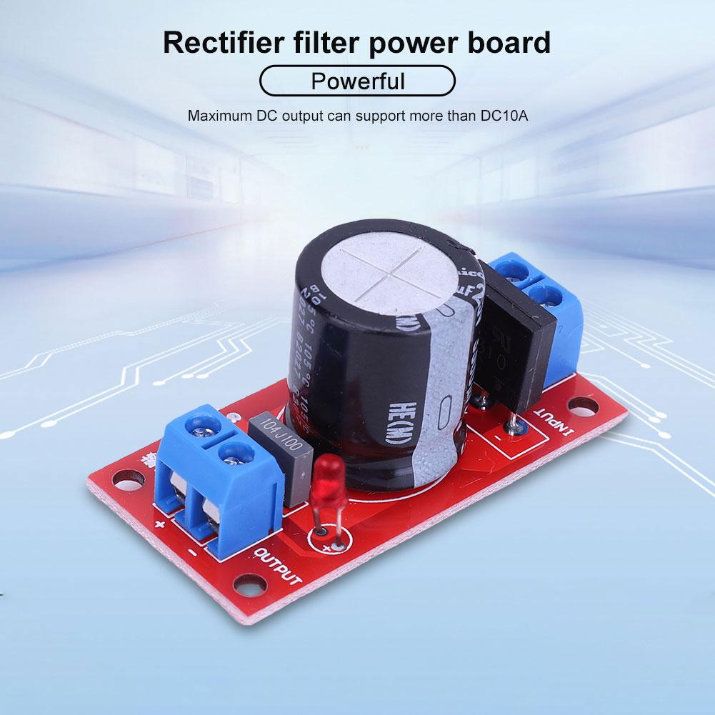 AC To DC Transformer with LED Indicator Rectifier Filter Power Supply Board 3A/8A AC To DC Single Power Supply Board