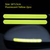 2Pcs Car Reflector Reflective Sticker Rearview Mirror Vehicle Truck Strip Tape