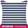 Pillowcase Navy Blue Geometric Pattern Decorative Home
