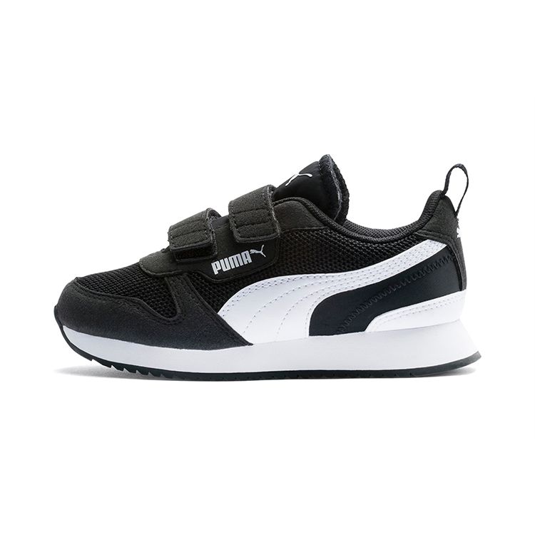 

Puma R78 Little Kid Black White Kids Sneakers 373617-01 28