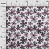 oneOone Cotton Flex Gray Fabric Florals Craft Projects Decor Fabric Printed By The Yard 40 Inch