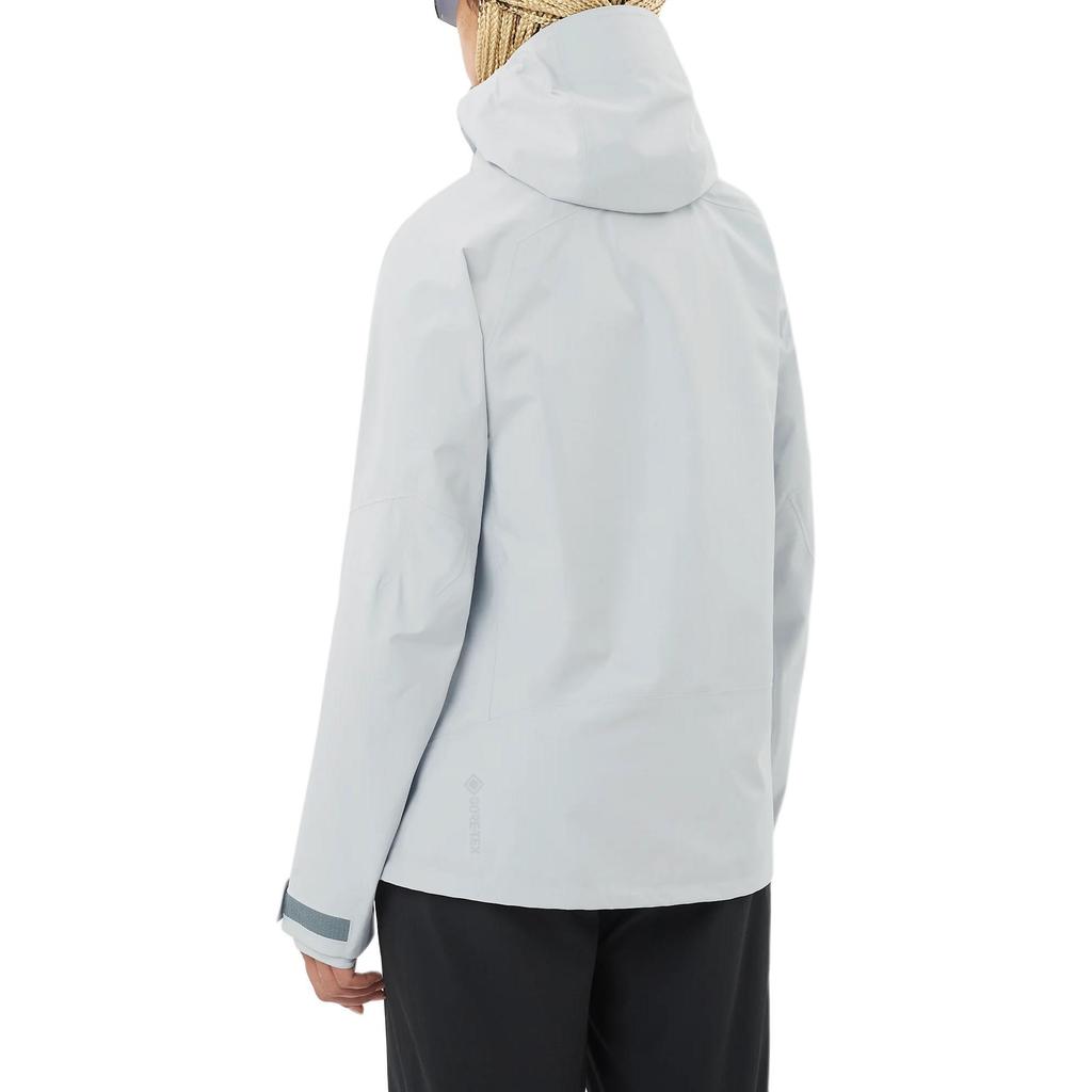 Salomon Outline 3L Gore-Tex Hooded Solid Waterproof Breathable Warm Jacket Women jackets C28471