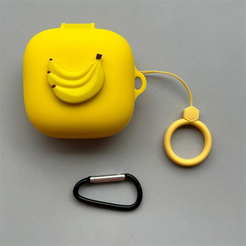 Suitable for Honor Earbuds X9 Bluetooth Headset Case Earbuds 1i Fruit Silicone Soft Case