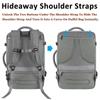 Large Capacity Travel Expandable Large Suitcase Backpacks With 4 Packing Cubes Water Resistant Luggage Daypack Backpack