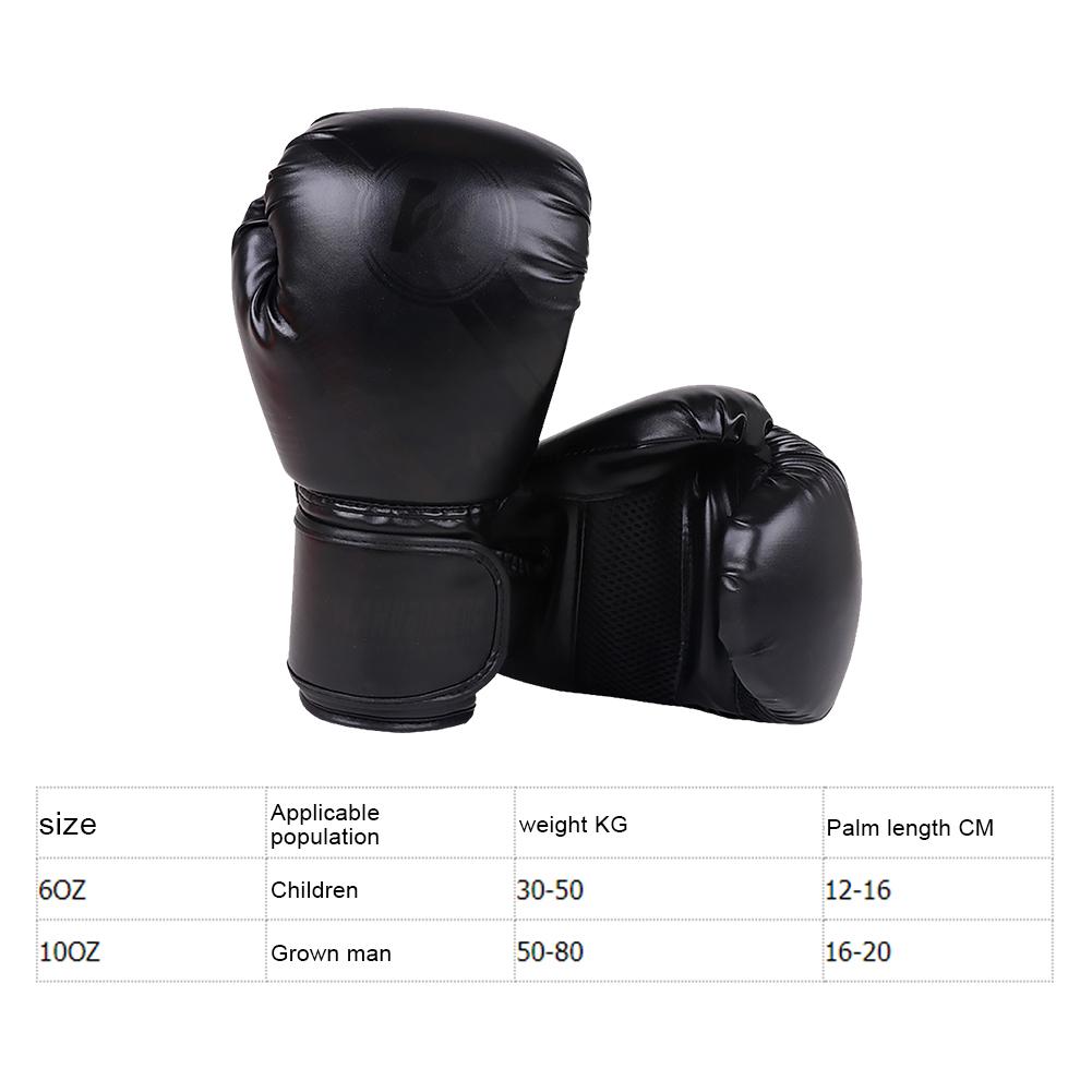 Boxing Gloves Boxing Training Gloves Breathable Training Sparring Gloves PU Leather Adjustable Punch Mitts for Kids Adults