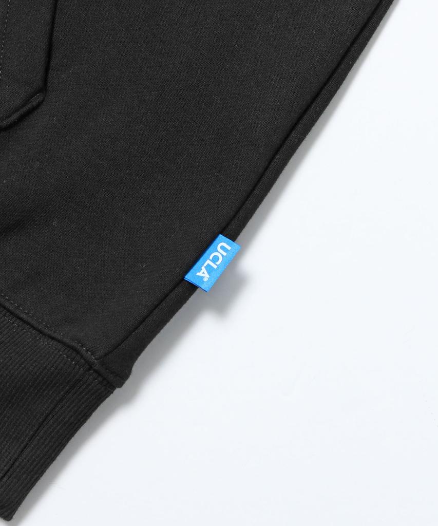 UCLA Unisex Ucla Half-Zip Sweatshirt [Black] (Uc1Ltk3)