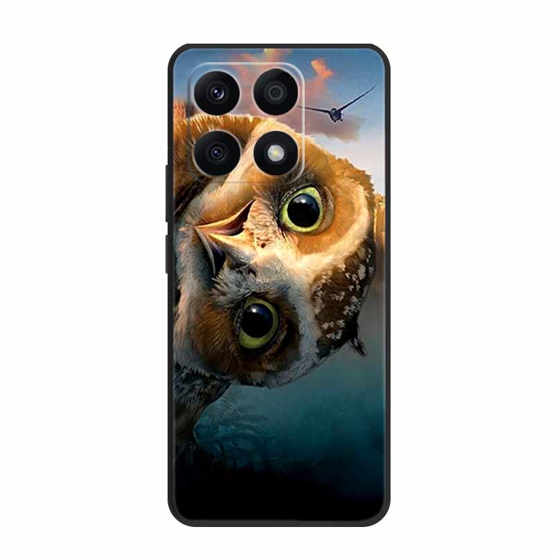 For Xiaomi 17 5G Case Flowers Butterfly Soft Silicone Phone Cases for Xiaomi 17 5G Cool Wolf Animals Protective Shockproof Shell