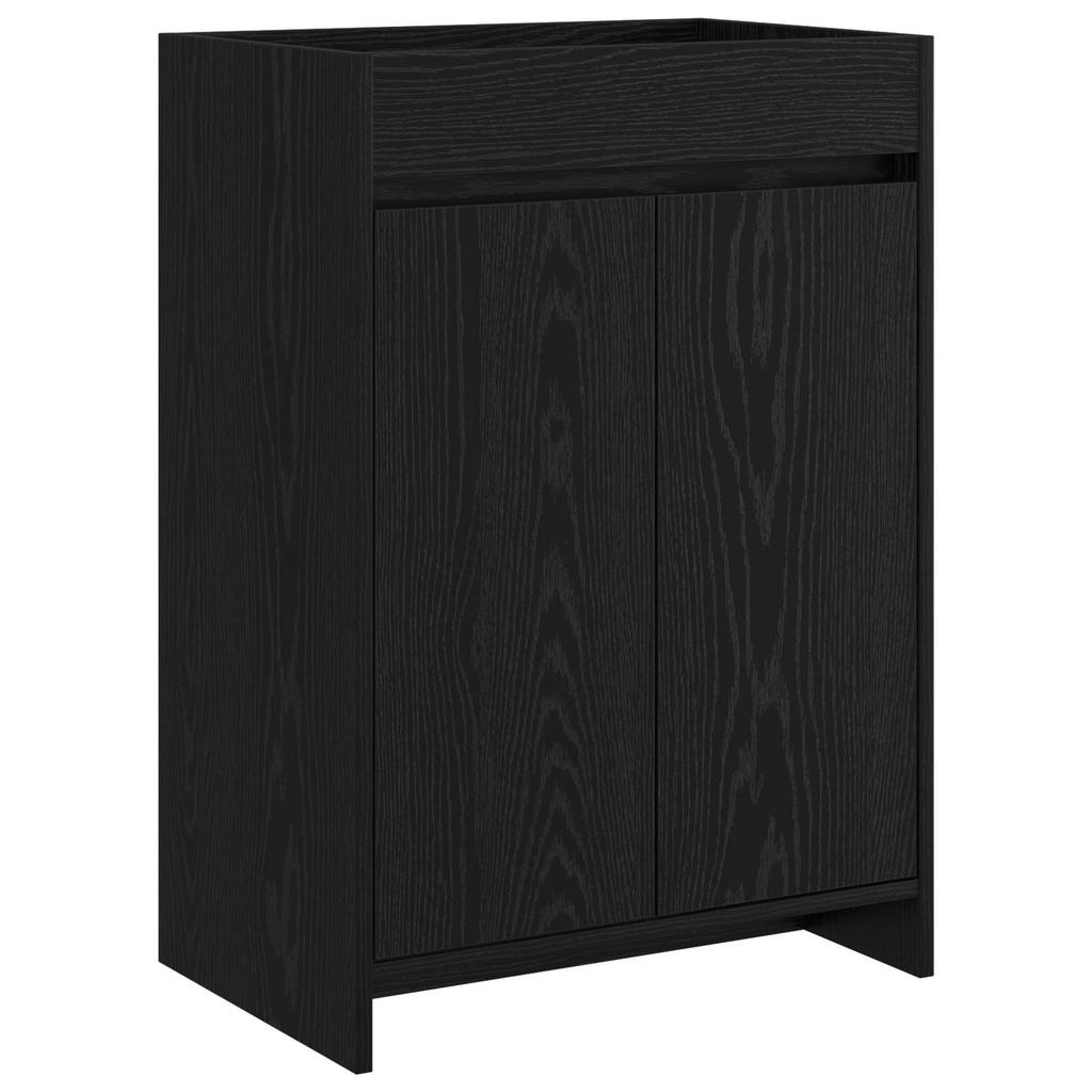 Koupelnová skříňka pod umyvadlo Černý dub 56 x 37,5 x 81 cm Dřevotříska