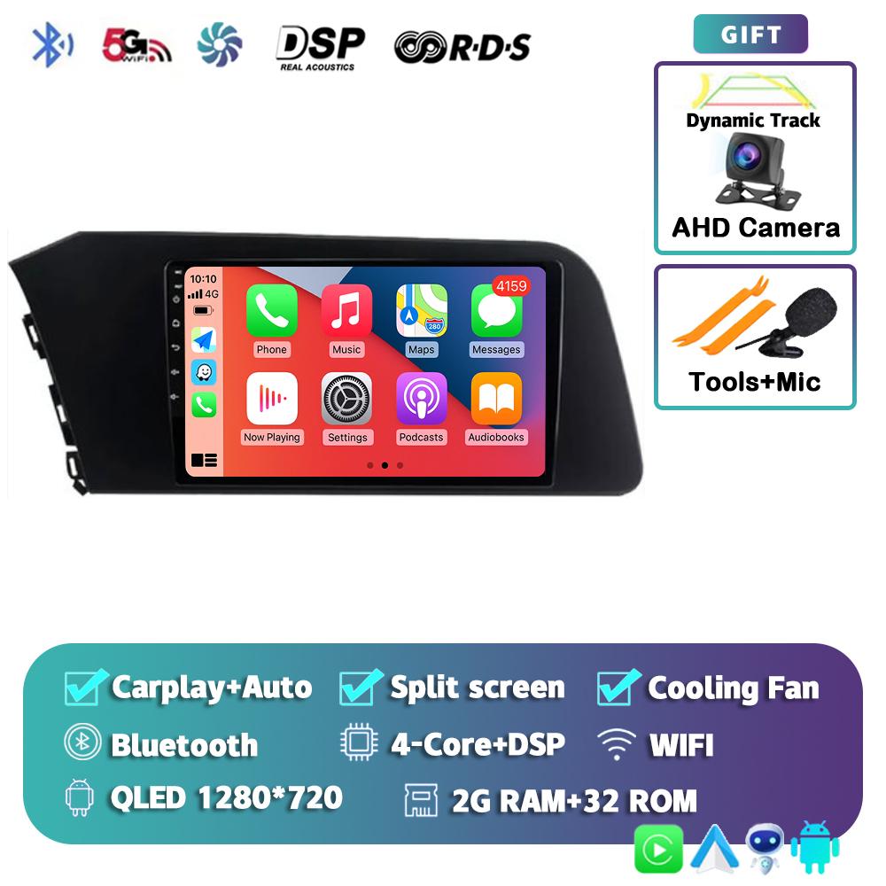 Android 14 Carplay Auto WIFI+4G Car Radio For Hyundai Elantra VII CN7 2020 2021 Multimedia GPS Player Stereo 2din DSP Head Unit