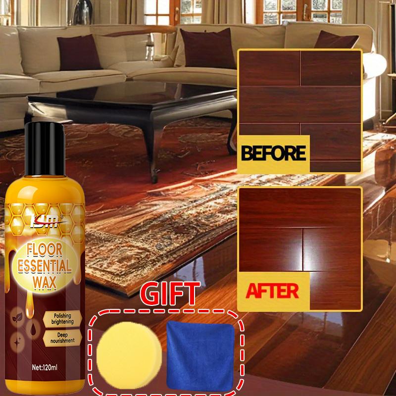 Natural Beeswax Restoration and Care Cream for Wooden Objects, Suitable forFloors,Countertops, Doors and Windows