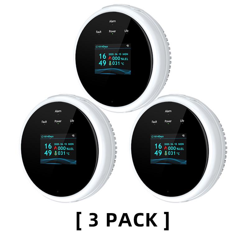 TUYA WiFi Gas Leak Alarm with Remote Notification and Control Valve Shut-off