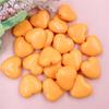 Solid Color 18.8*17.2mm DIY Handmade Materials Fashion for Necklace Earrings Making 20pcs/bag Heart Beads Acrylic