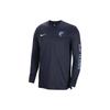 Dri Fit T Shirts Men's Dark Blue Crew Neck Moderate Straight Fit FB3483-419