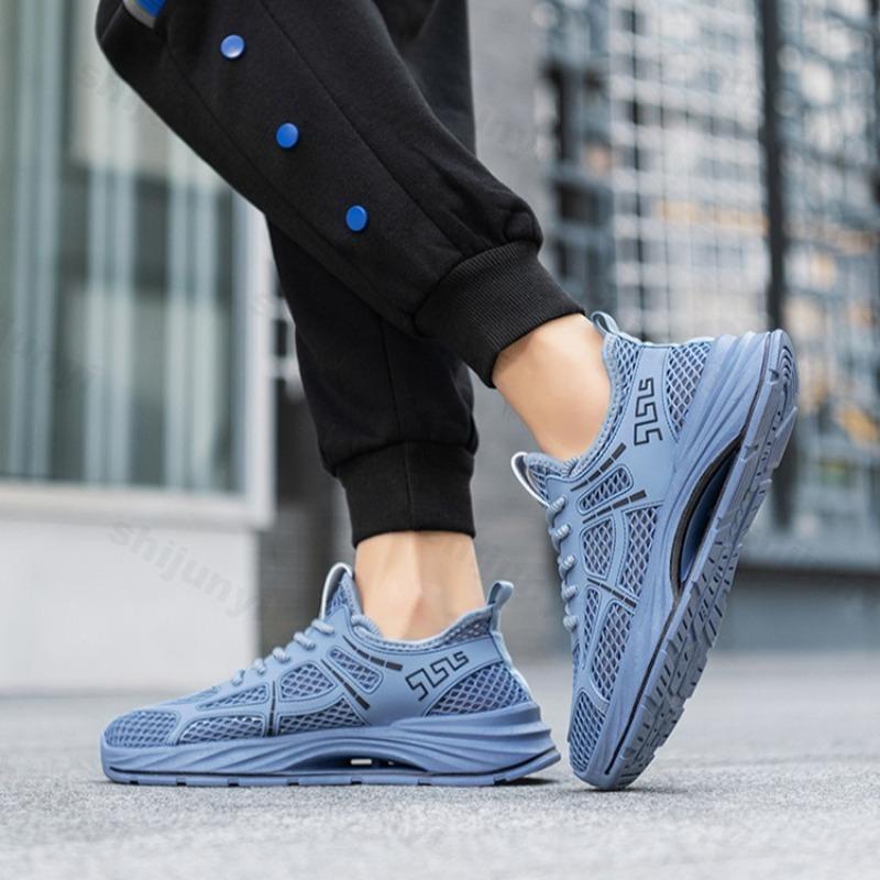 Fashion Men's Fashion Niche Designed Casual Sports Shoes 2025 New Spring Mesh Breathable Comfortable Versatile Low Top Platform sneakers