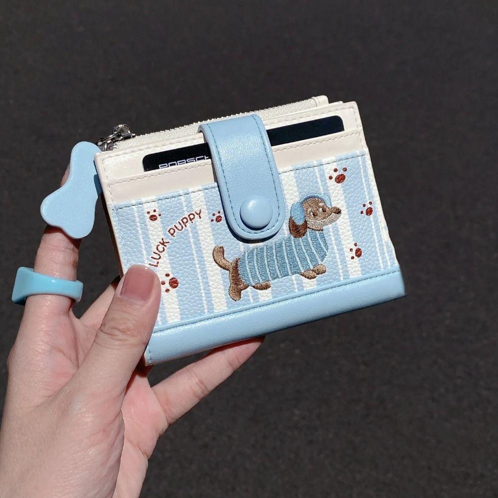 Purse Card Bag Korean Style Coin Pouch Casual PU Leather Card Holder Travel