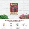 Vintage Metal Sign Snap On Tools 8x12 Inch Garage Wall Decor Retro American Style Bar