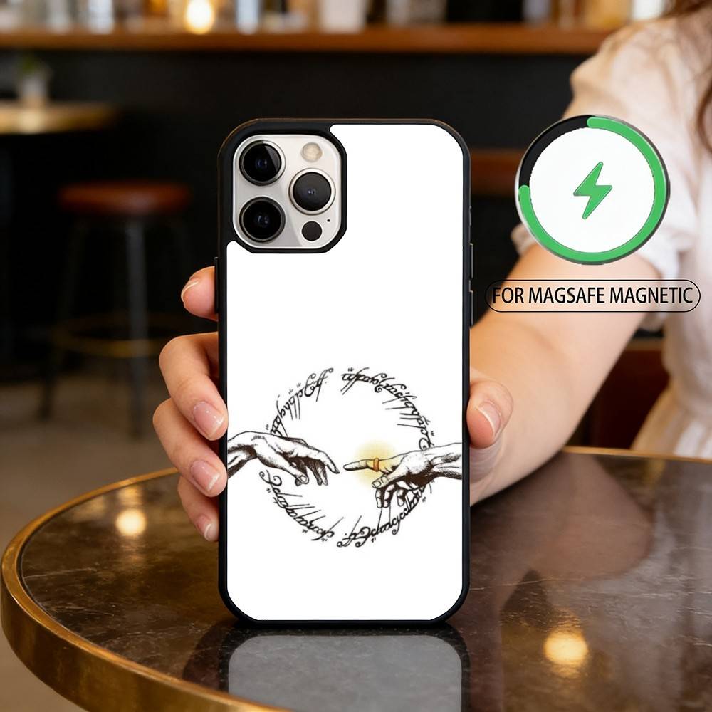 

The Lord of the R-Rings Map Magnetic For Magsafe Wireless Charging Phone Case For iPhone17,16,15,14,13,12,11 Plus,Pro Max iPhone13PROMAX