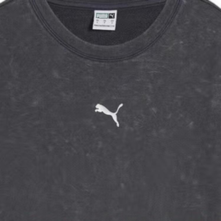 New PUMA Women's Essentials Collection Sportstyle Collection FW24 Sweatshirt Women's Galaxy Gray 629053-69