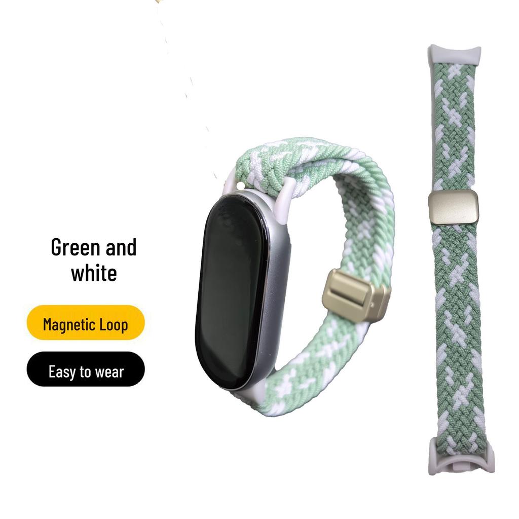 Xiaomi Band 10 Nylon Woven Strap with Built-in Magnetic Buckle, Compatible with Xiaomi 9/8.