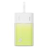 Popsicle Powerbank 5200mAh 20W with Lightning Cable 60W20V3A30cm White Green