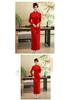 2026 Spring/Autumn Cheongsam for Mothers: Elegant, Slimming, Wide-Legged Design, Tummy Concealing, Youthful Appeal.