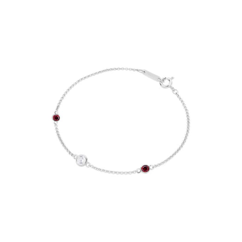 

Prestige.J Polka Praha Garnets Triple Bracelet(white gold) whitegold