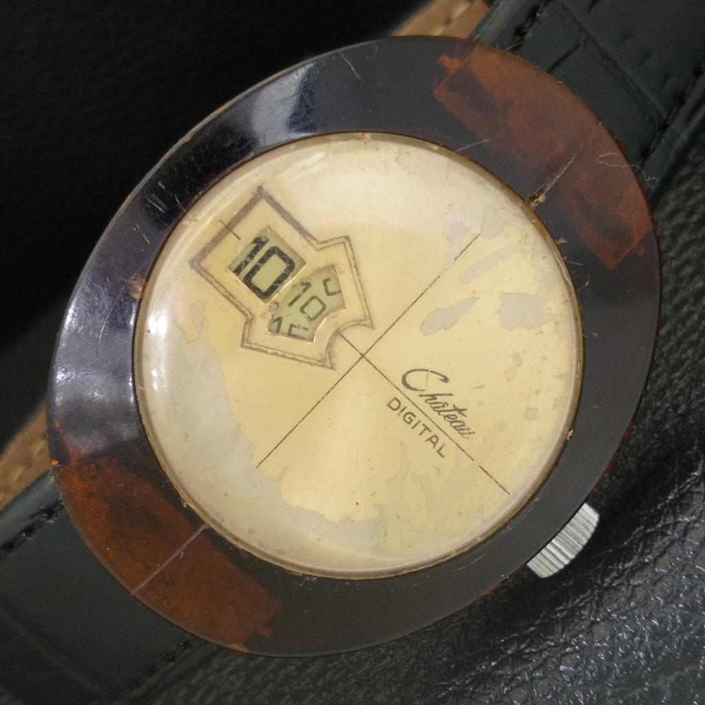 

ВИНТАЖНЫЕ ЧАСЫ CHATEAU С РУЧНЫМ ЗАВОДОМ ШВЕЙЦАРСКИЕ МУЖСКИЕ ОРИГИНАЛЬНЫЙ ЦИФЕРБЛАТ a700337-5 R202-a700337