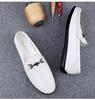Men's Breathable Leather Slip-On Driving Shoes - Soft Sole, Small to Large Sizes