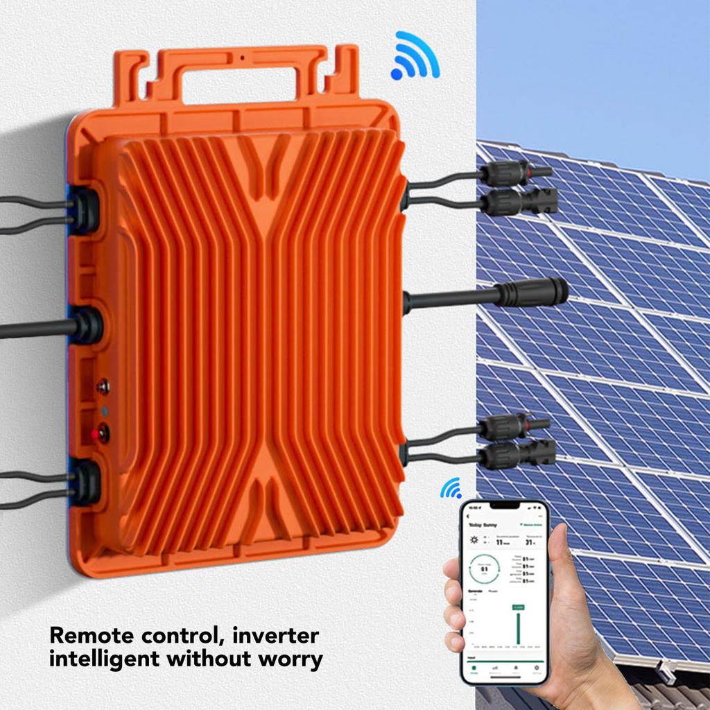 GT-2800W Solar Grid Tie Micro Inverter Panel Tie WIFI Control Single Phase with Color Shell 2800W
