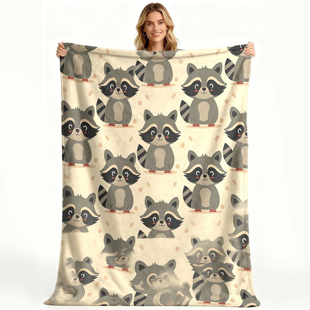 1Pc  Vintage Paw Print Patchwork Fleece Blanket Live Love Bark Stay Pawsitive Dog Lover Throw Blanket For Home Couch Bed