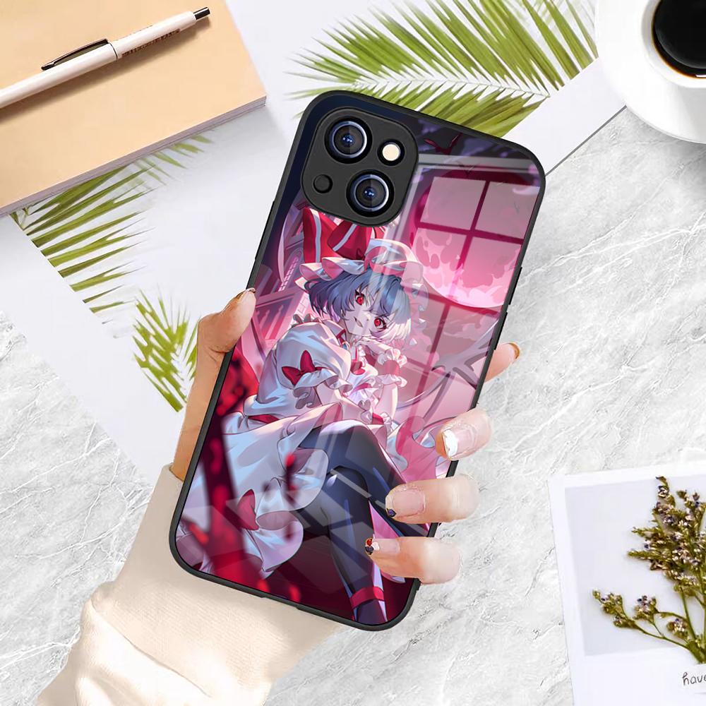 Game Touhou Project Phone Case For IPhone 17 Pro Max 16 15 14 Pro Max 13 11 X Xs Xr 8 7Plus Glass Cover