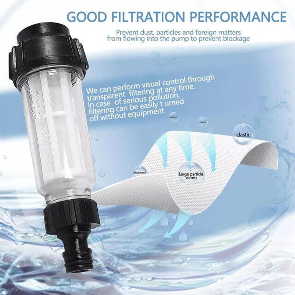 Garden Hose Inlet Filter Inline Water Pressure Washer Washing Machine Sediment~