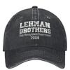 Nová ležérní baseballová čepice Lehman Brothers Jaro Oddělení řízení rizik 2008 Truckerka Kšiltovka Venkovní sporty Hip Hop čepice