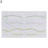 Face Tattoo Stickers Creative Safe Plastic Gem Face Temporary Tattoos for Party