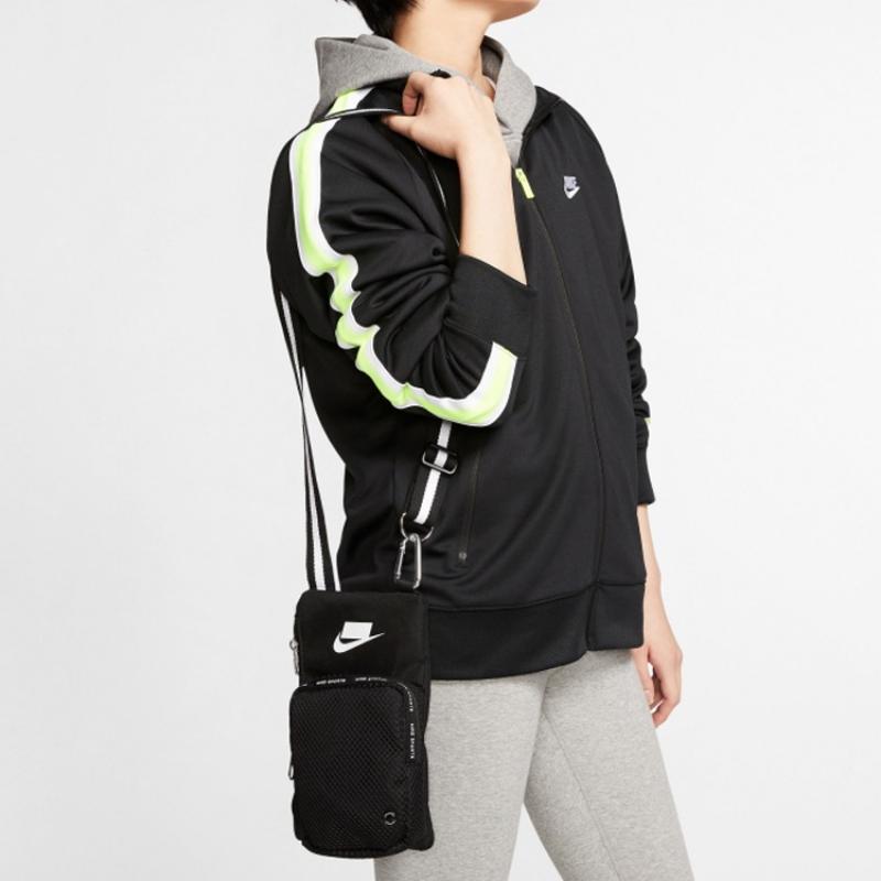 Nike Polyamide Crossbody Bag Shoulder Bag Unisex Black Casual CV5878-010