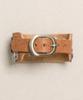 Towtow Archive Feverfew Leather Bracelet Brown