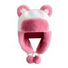 Thick Bomber Hat Plush Ushanka Fur Hat Outdoors Winter Cap  for Men Women