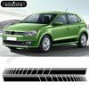 Car Styling Door Side Skirt Stripes Decal Stickers for Vw Volkswagen Golf 4 5 6 7 Polo Passat B5 B6 B7 Tiguan Touran Accessories
