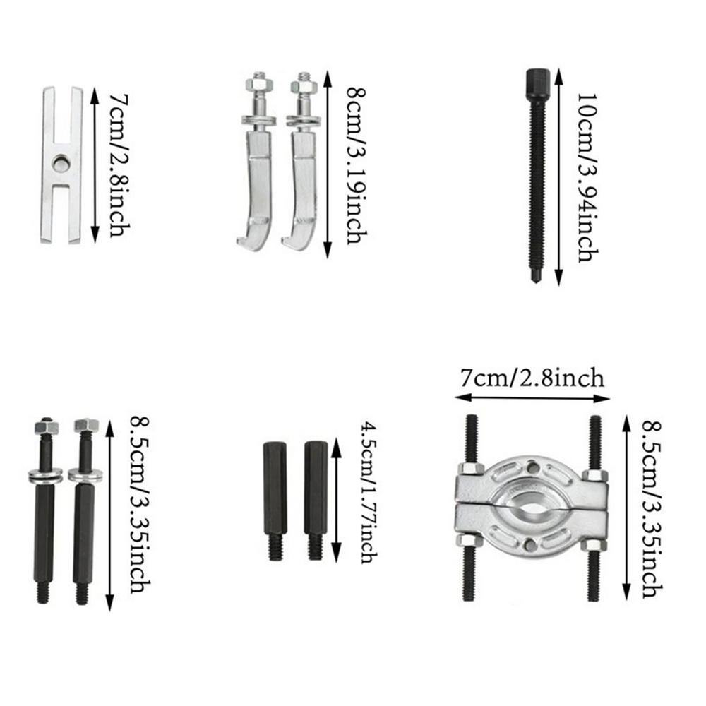 Bearing Removal Tool 9X Inner Bearing Pullers And Splitters Bearing Race Puller Wheel Hub Axle Puller Set Bearing Separator Tool