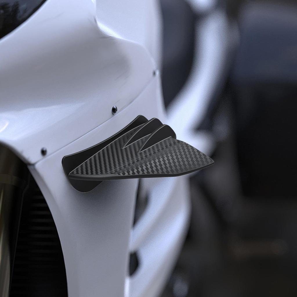 Motorcycle Front Spoiler, Motorcycle Side Spoiler - Motorcycle Fairing Winglet Thick Aerodynamic Winglets Spoiler