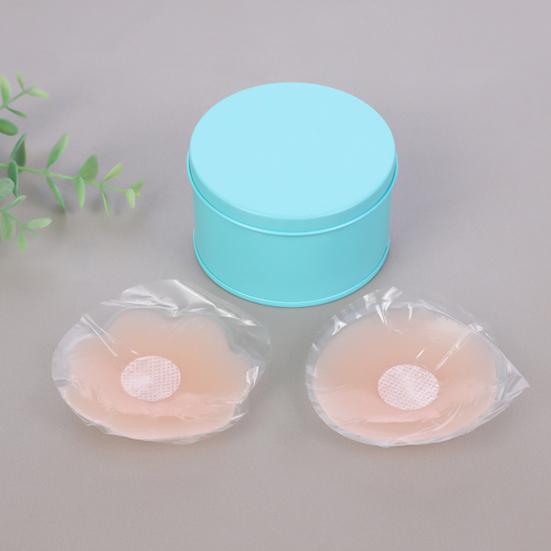 Invisible Nipple Covers for Women, Seamless Adhesive Silicone Nipple Pasties, Reusable Sticky Breast Petals
