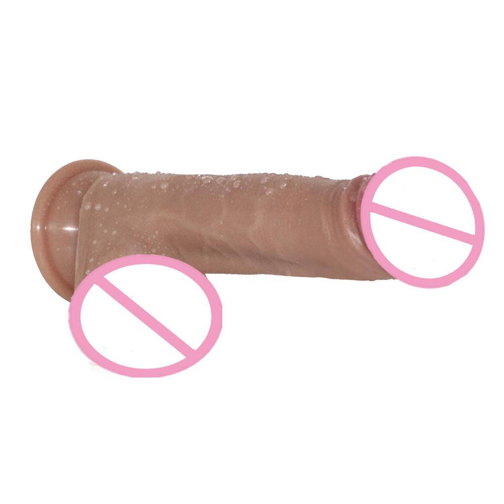Liquid Silicone Female Dildo Manual Masturbator  Soft and Meaty Artificial Penis  Adult Sexual Product