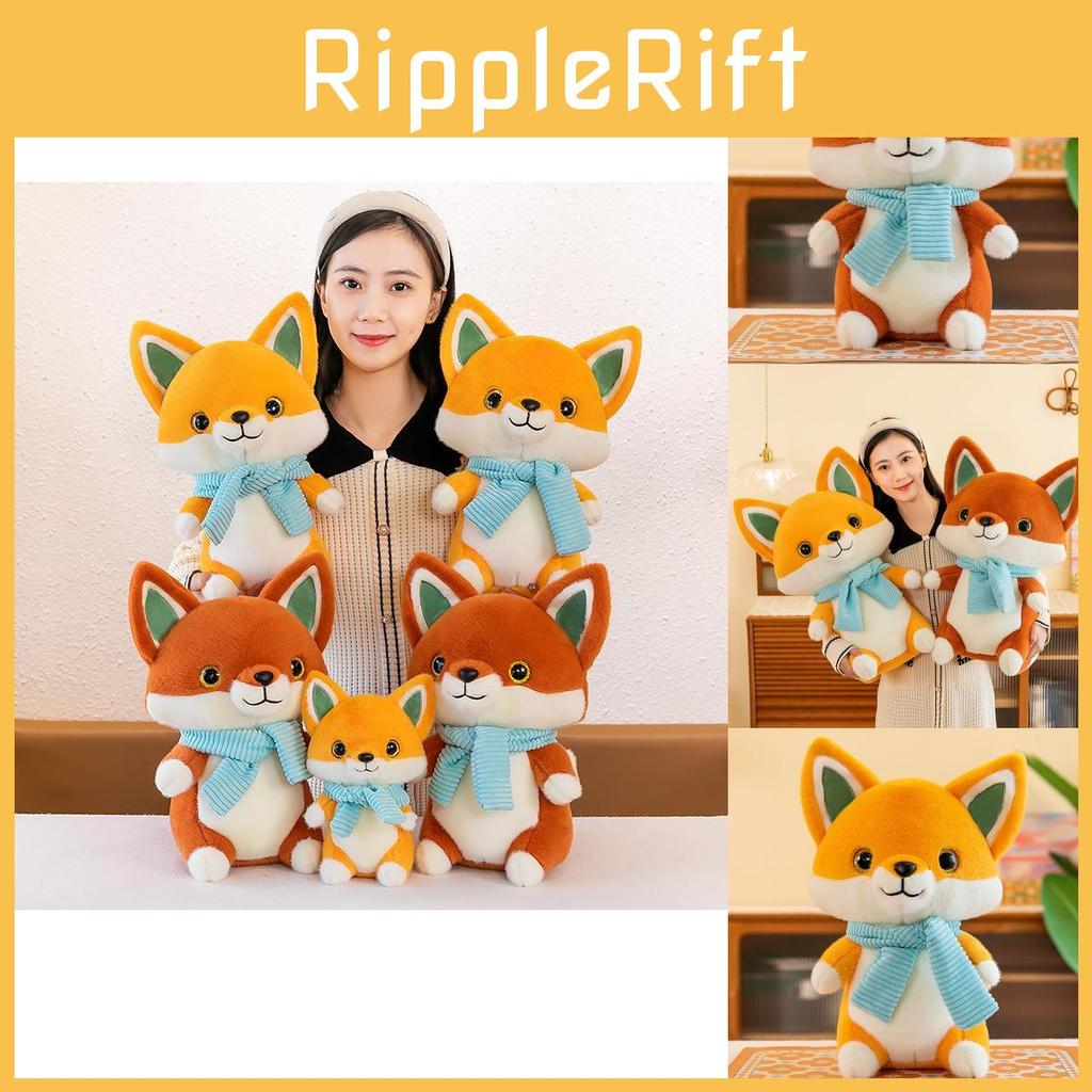 Soft Fox Stuffed Animal Plushie With Durable Fabric For Kids Gift Idea