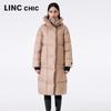 Jinyujie Women's Urban Long High-Collar Down Jacket