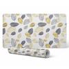 Gaming Mouse Pad and Keyboard Pad Leafy Retro Pattern 100X50 Cm